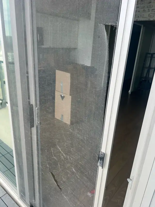 Patio Sliding Door Mesh Replacement $100