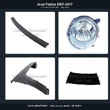 Jeep Patriot 2007-2017 Grille Fender Bumper Absorber Hood