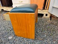 Vintage Vanity Bench with Drawer - Photo 4
