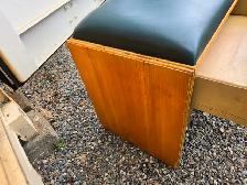 Vintage Vanity Bench with Drawer - Photo 6