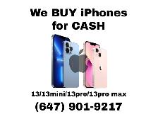 WE BUY! iPhone 13/13mini/13pro/13promax CASH PAID!