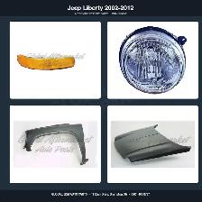 Jeep Liberty 2002-2012 Bumper Hood Grille Fender Absorber
