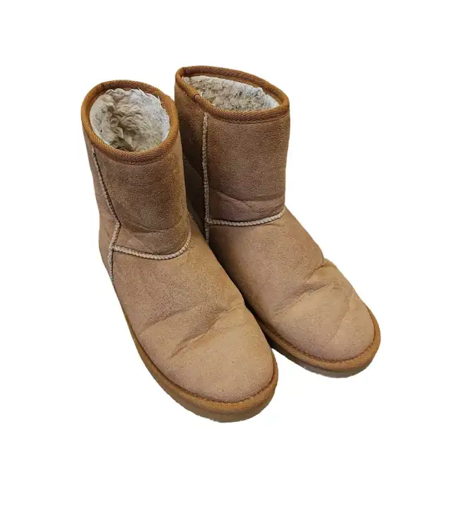 Women's Unbranded Tan Faux Shearling Winter Boots