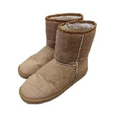 Women's Unbranded Tan Faux Shearling Winter Boots - Photo 2