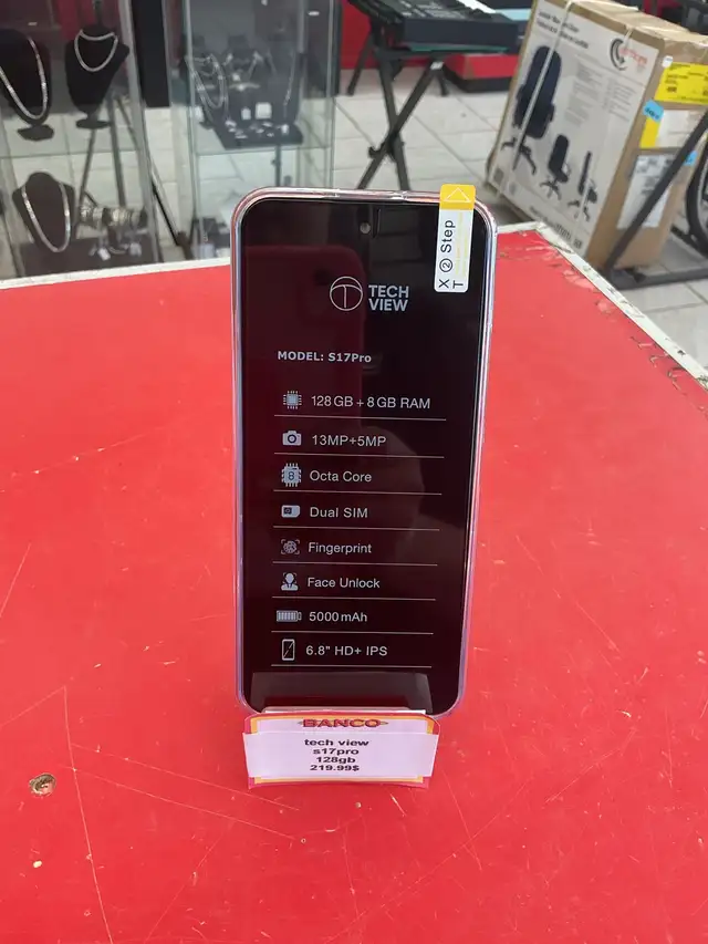 cellulaire Tech View S17 pro neuf