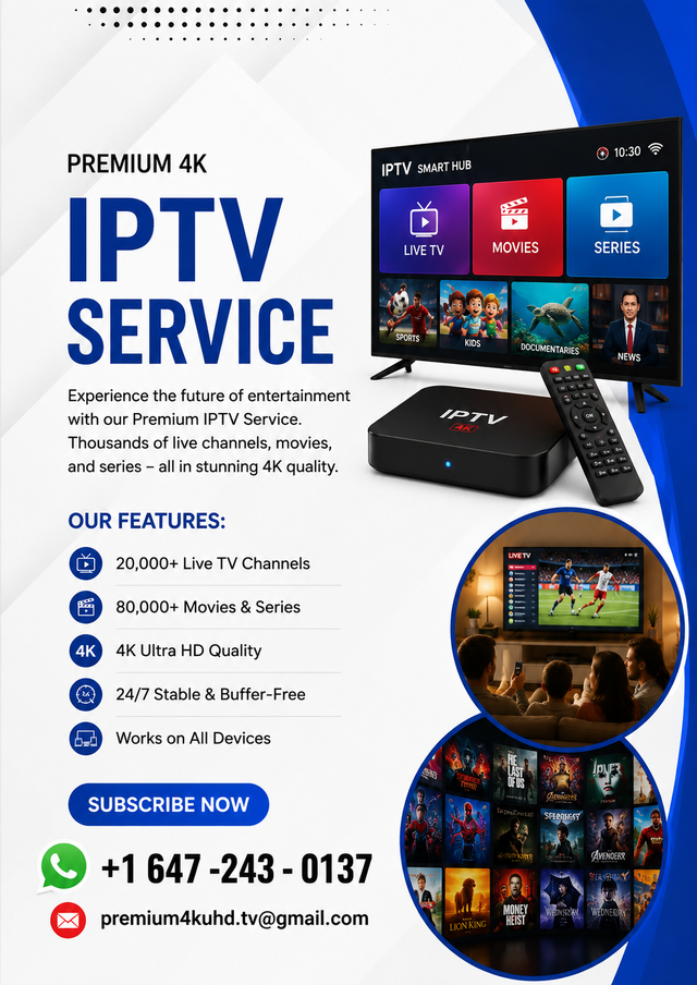Premium 4k Tv Subscription - HD Live streaming