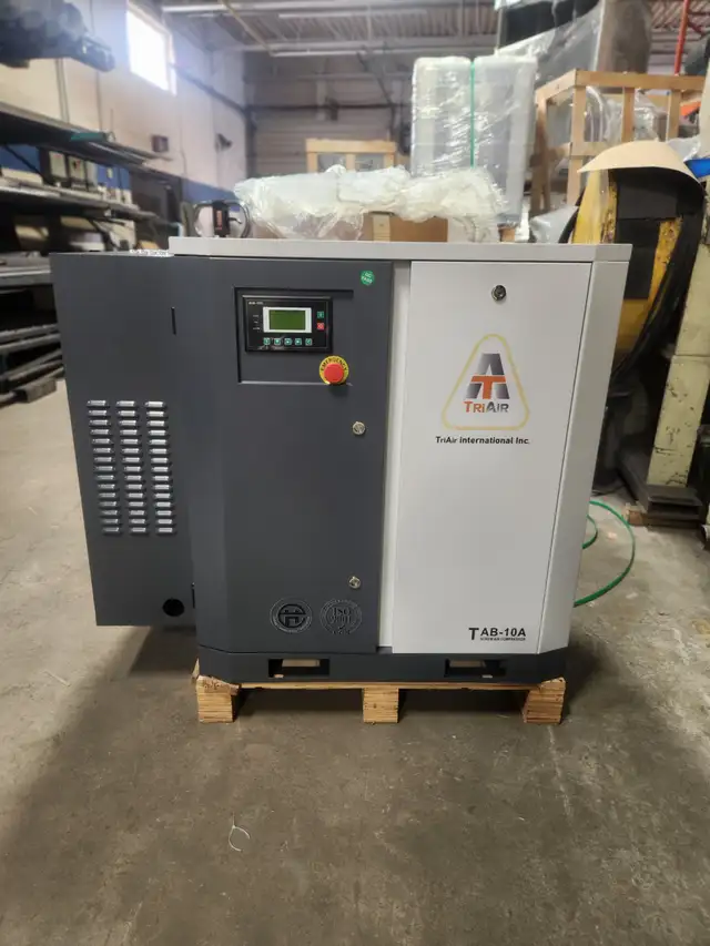 TriAir Rotary Screw Air Compressor 5HP - 50HP Base Mount