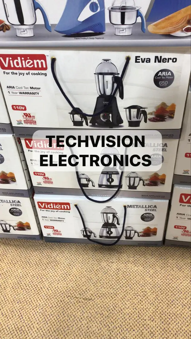 Vidiem Eva Nero 650Watts Grinder and Mixer
