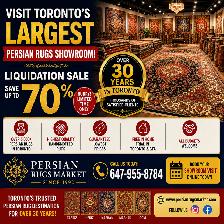 SAVE 70% TORONTO LARGEST PERSIAN RUGS SHOWROOM