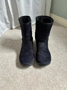 Black ‘Ugg’ style mid boots