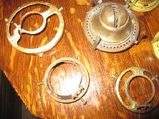 ANTIQUE VINTAGE OIL LAMP & ELECTRIC LAMP PARTS - Photo 3