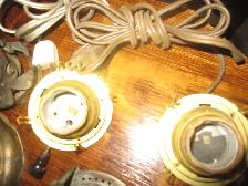 ANTIQUE VINTAGE OIL LAMP & ELECTRIC LAMP PARTS - Photo 4