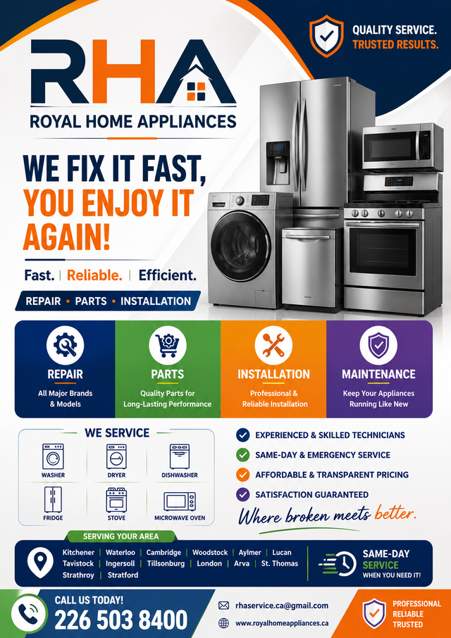 Appliances Repair Spare Service