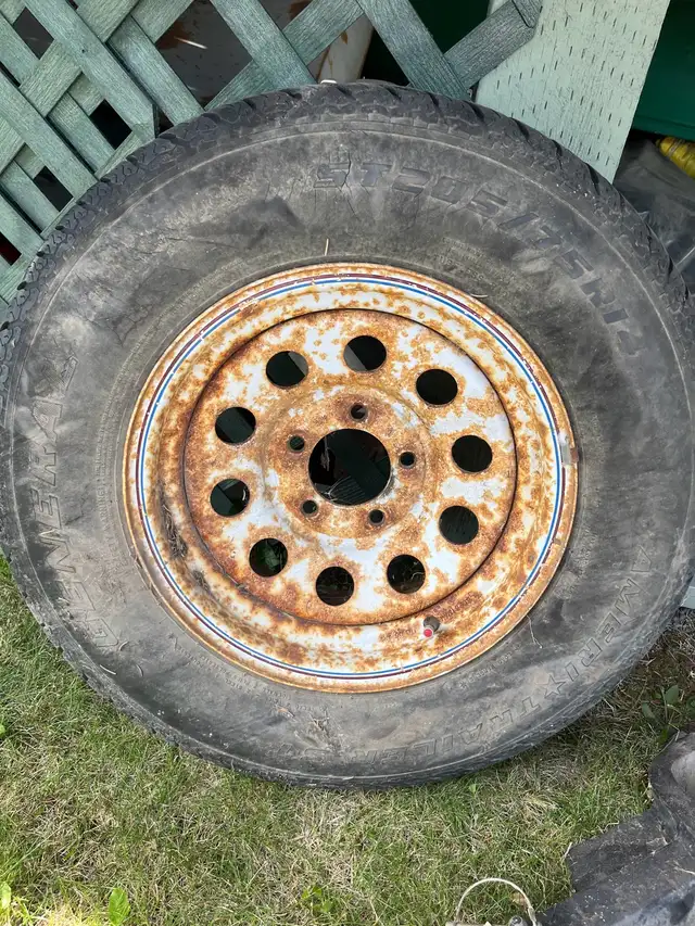 Travel Trailer Tire & Rim .