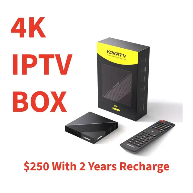 2 YEARS RECHARGE   IP 4K BOX ANDROID $250