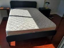 bed frame and mattress double - Photo 2