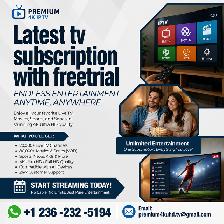 Latest tv subscription with freetrial