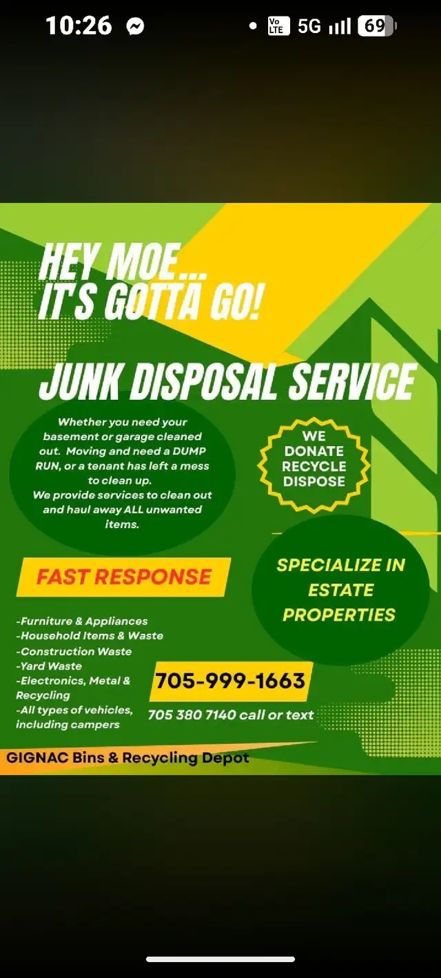 JUNK Gotta Go!