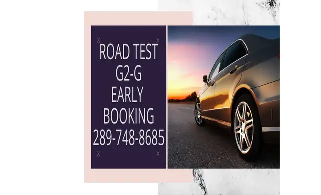 EARLY ROAD TEST BOOKING OF G-G2, DRIVE CLASSES