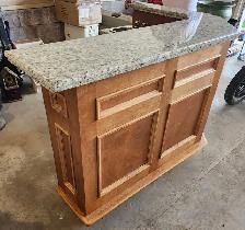 Custom L-shaped Bar with Quartz Countertop - Photo 6