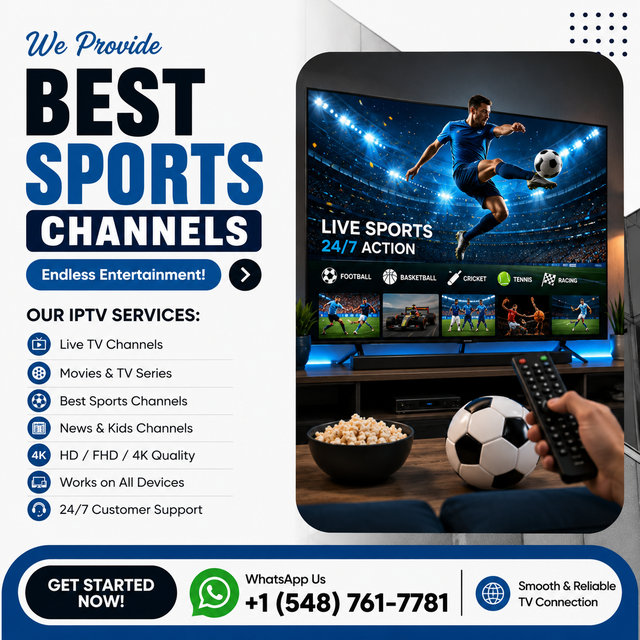 Stable sports content with 4K quality!