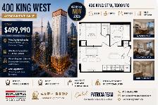 400 King West | 1 Bed | Assignment Sale | $499,990