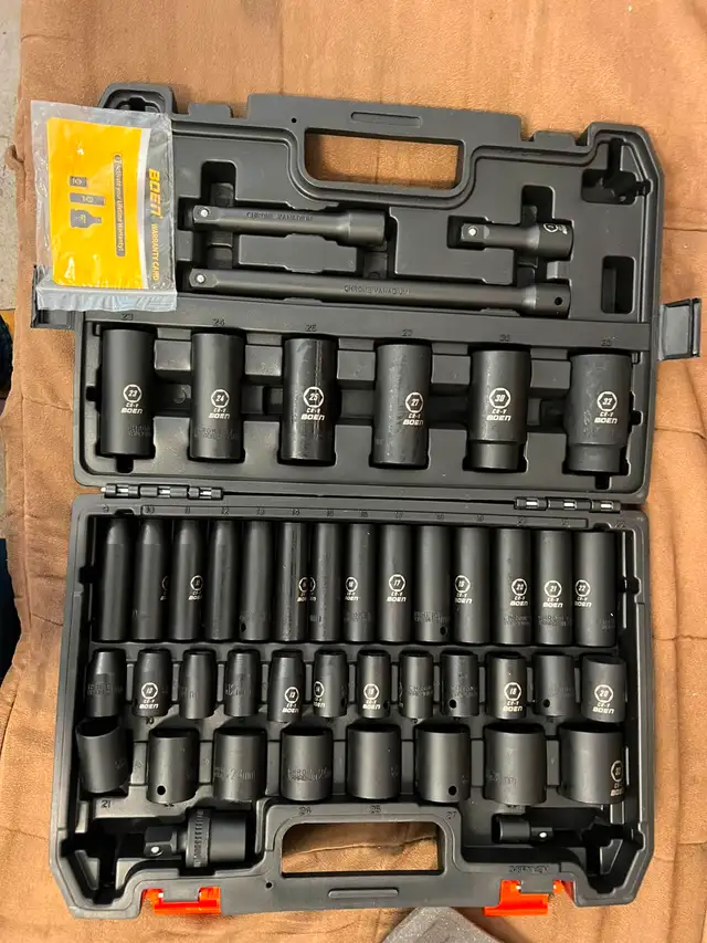 BUY 1 GET 1 FREE. NEW! BOEN 35-Piece Impact Socket Set