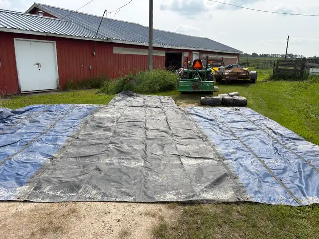 super b wood tarp