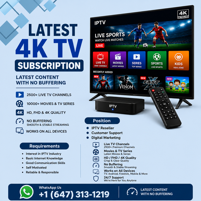 Latest 4K UHD Tv connection - For all devices!