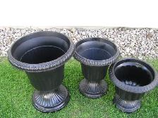 3 Pots a fleurs