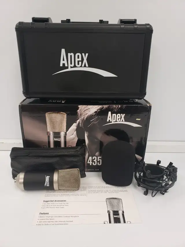 (B1526) Apex 435B Large Diaphragm FET Condenser Microphone