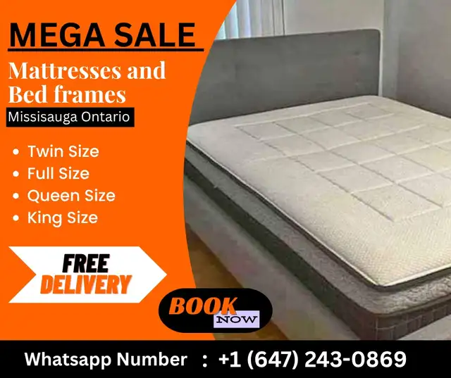 Twin to King Size Mattresses in Stock