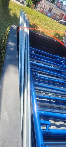Scaffolding for sale 8frames/3Decks/ 8 braces /8adjustablefeet - Photo 3