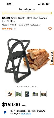 Log Splitter - Kindling maker