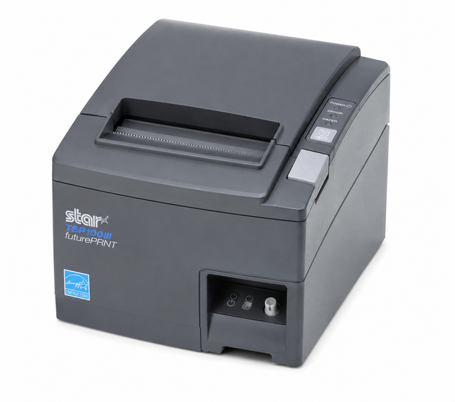 New Star Micronics TSP143IIIU Grey USB Receipt Printer