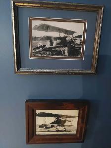 Replica Sopwith Camel Propeller, WWI German Flag and Photos - Photo 5