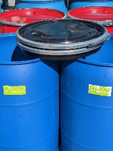 55 gallons plastic  food grade barrels. - Photo 4