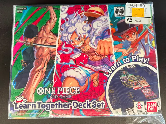 NEW Bandai Learn Together One Piece Collectable Card Deck