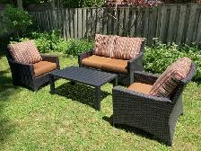 Sunbrella Patio Furniture Set with Matching Cushions
