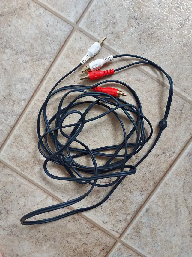 12 Foot RCA Audio Cable - $2