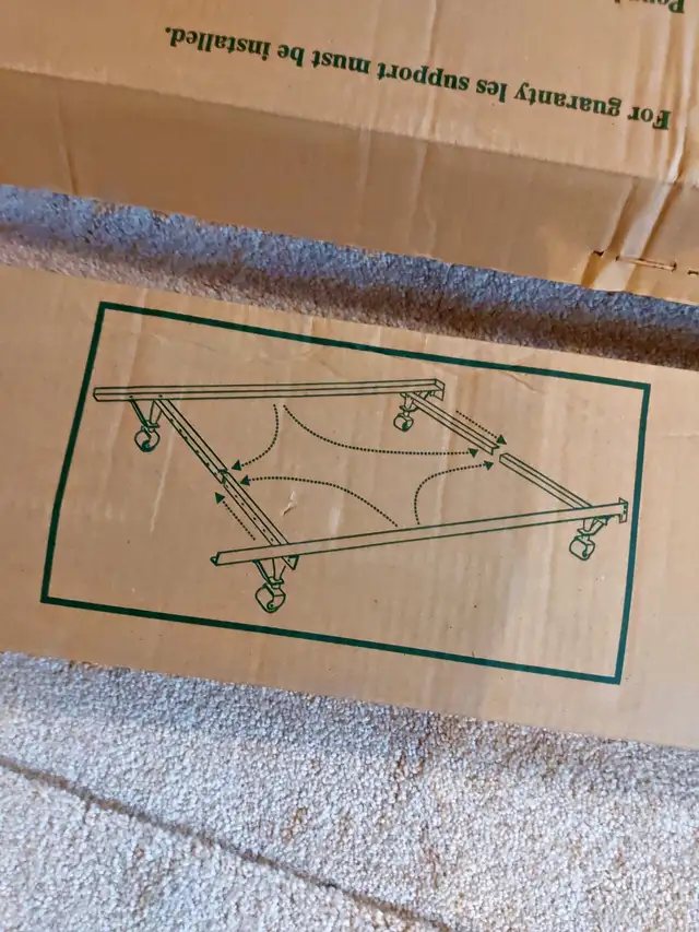 Brand New Queen/King Metal Bed Frame – $100