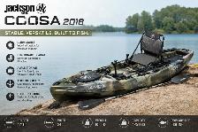 Bass Fishing Stable Stand-Up Anglers Pedal KAYAK with nice Seat