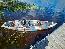 Bass Fishing Stable Stand-Up Anglers Pedal KAYAK with nice Seat - Photo 2