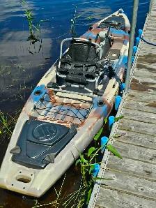Bass Fishing Stable Stand-Up Anglers Pedal KAYAK with nice Seat - Photo 6