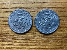 2. 1971 U.S.A. John F. Kennedy Half Dollar Liberty Coins ! - Photo 2