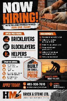 Bricklayer needed