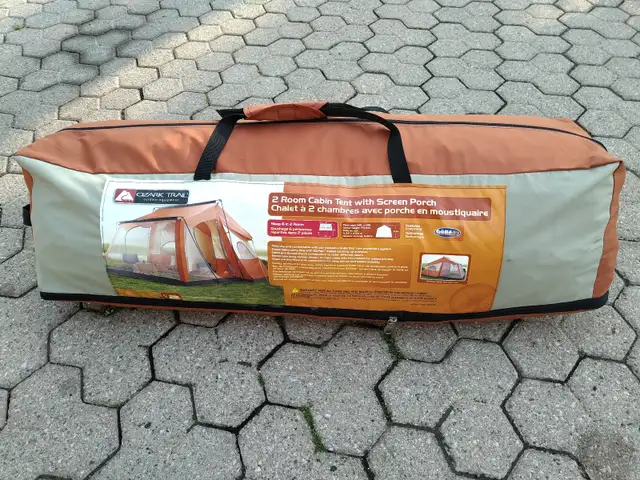 NEW open box: Ozark 2 room 6 person cabin screen porch tent
