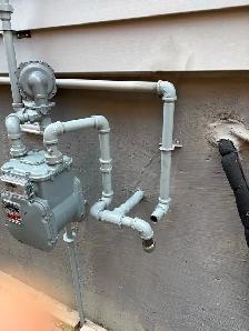 Gas line repair and installation
