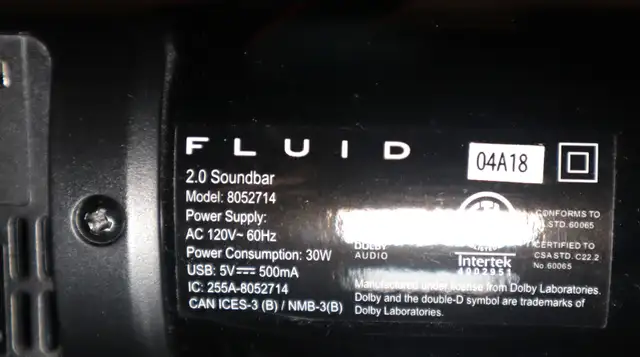 Fluid 2.0 Soundbar