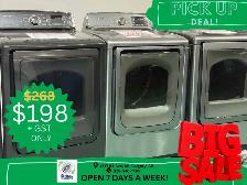 BLOWOUT SALE PICK UP DEAL ON RECONDITIONED DRYER $198 ONLY